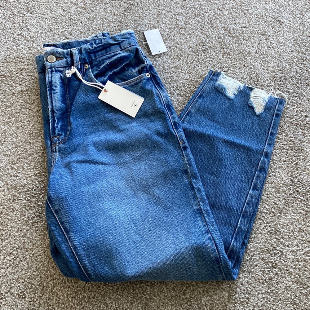 Good American good vintage jagged hem jeans - Picture 4 of 10